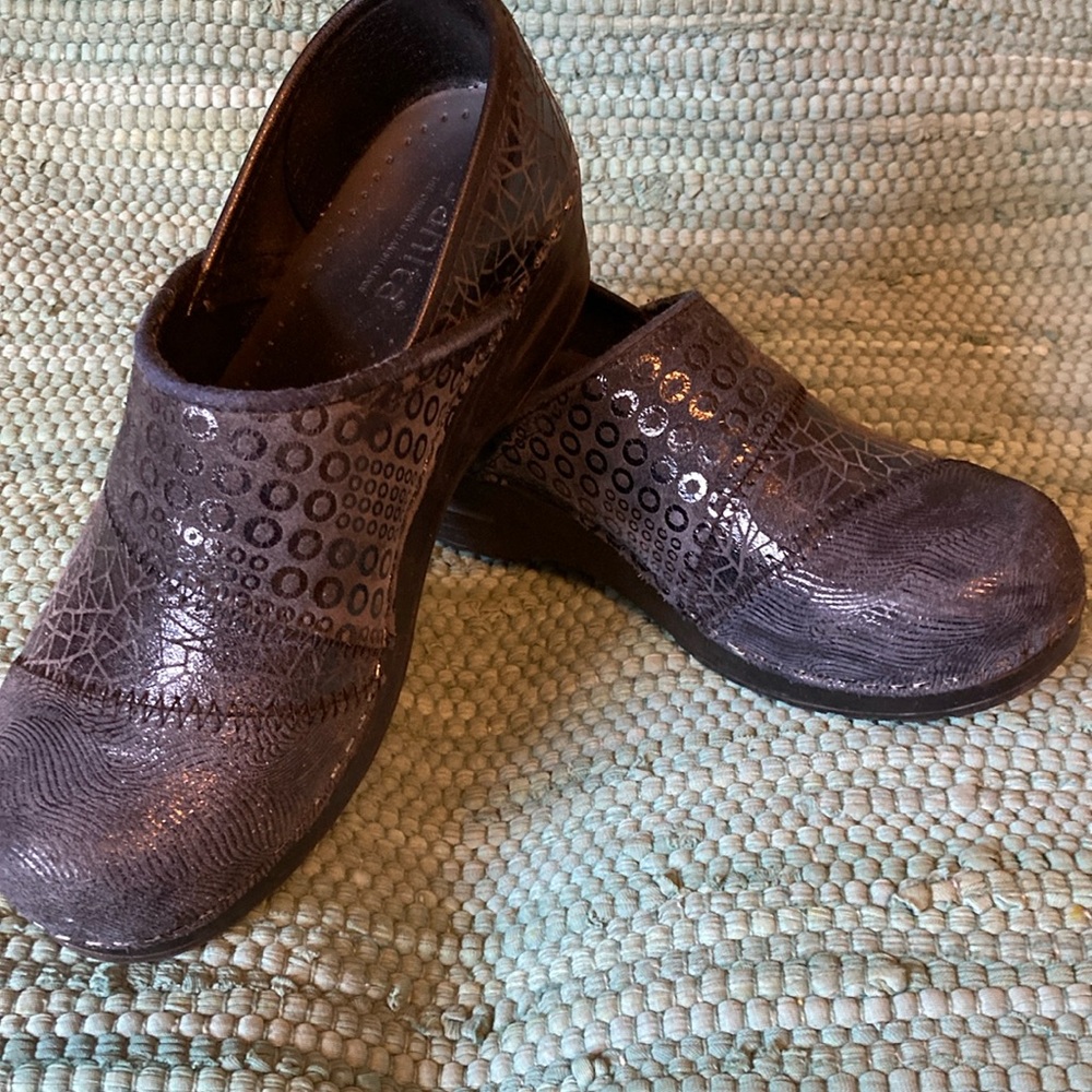 Sanita Navy Slip-On Clogs